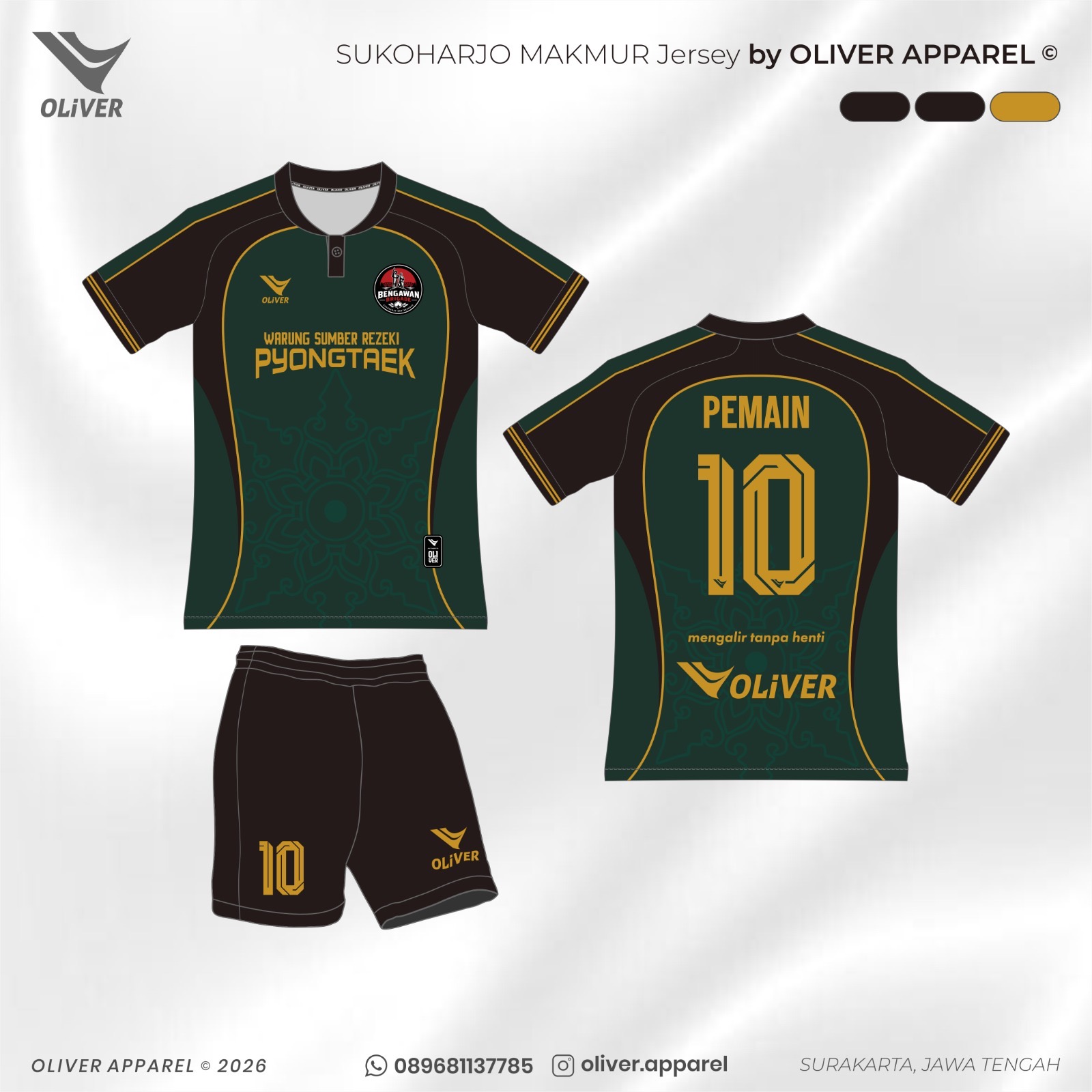 Jersey Kiper Bengawan Brigade