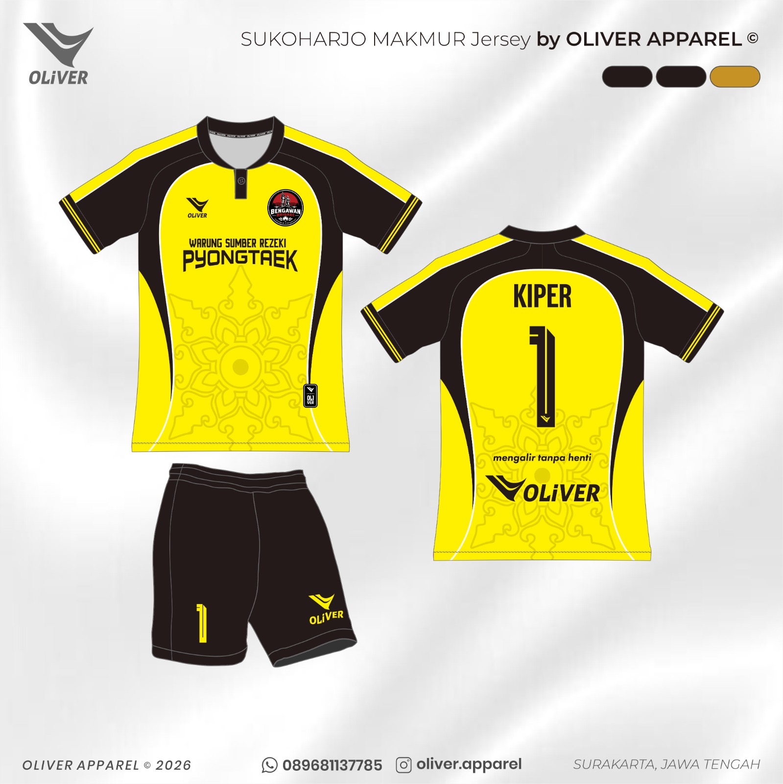 Jersey Pemain Bengawan Brigade